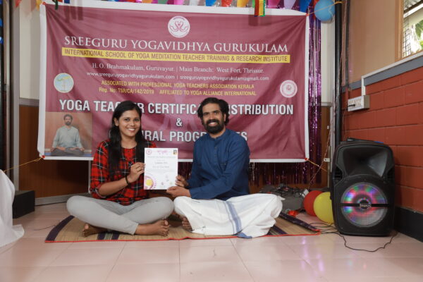 Sreeguru yogavidhya Gurukulam Guruvayur Yoga master Pramodkrishna Guruvayur Brahmakalakshethra